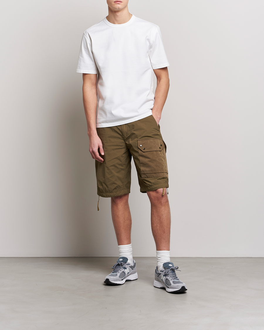 Hombres | Camisetas | Ten c | Garment Dyed Cotton Jersey T-Shirt White