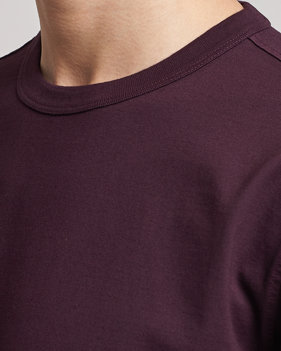 Hombres | Camisetas | Ten c | Garment Dyed Cotton Jersey T-Shirt Blackberry