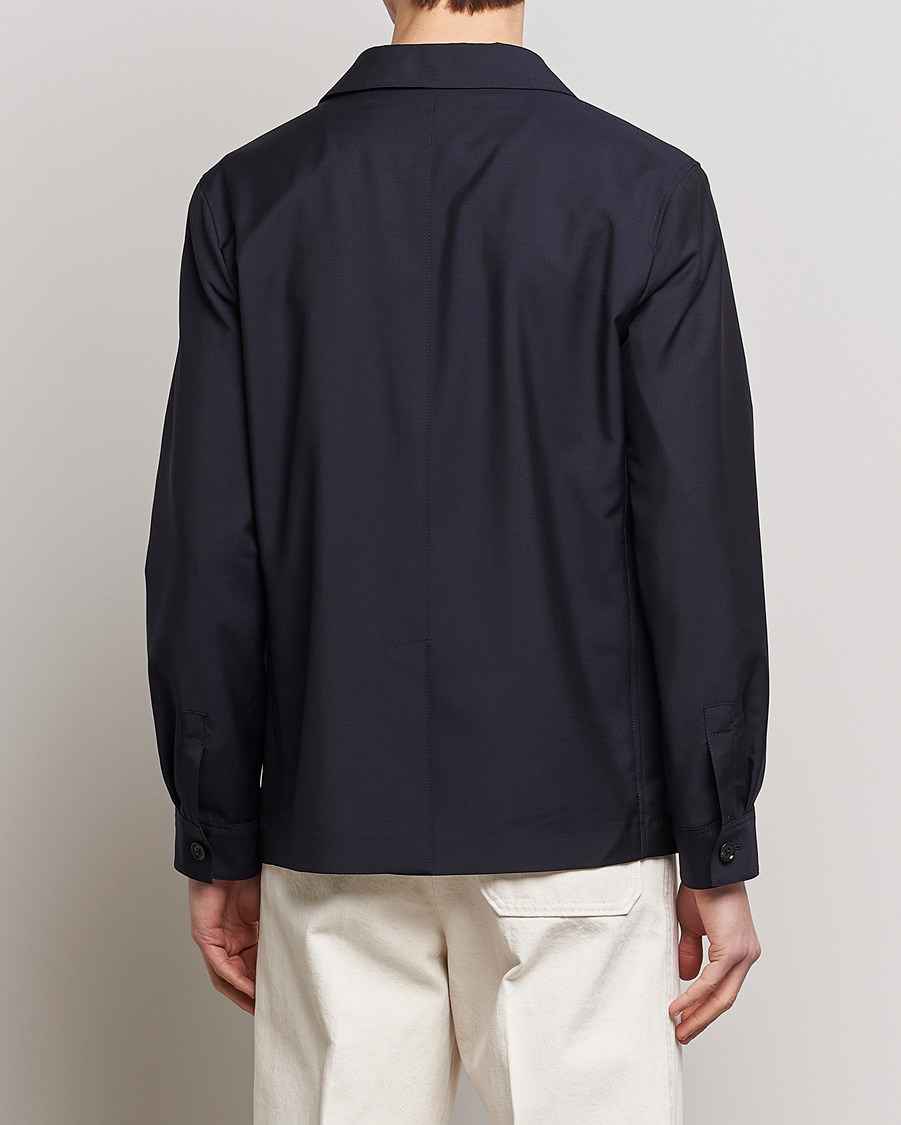 Hombres | Abrigos y chaquetas | Zegna | Wool/Mohair Chore Jacket Navy