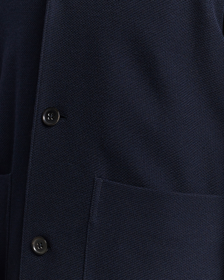 Hombres | Abrigos y chaquetas | Zegna | Wool Jersey Chore Jacket Navy