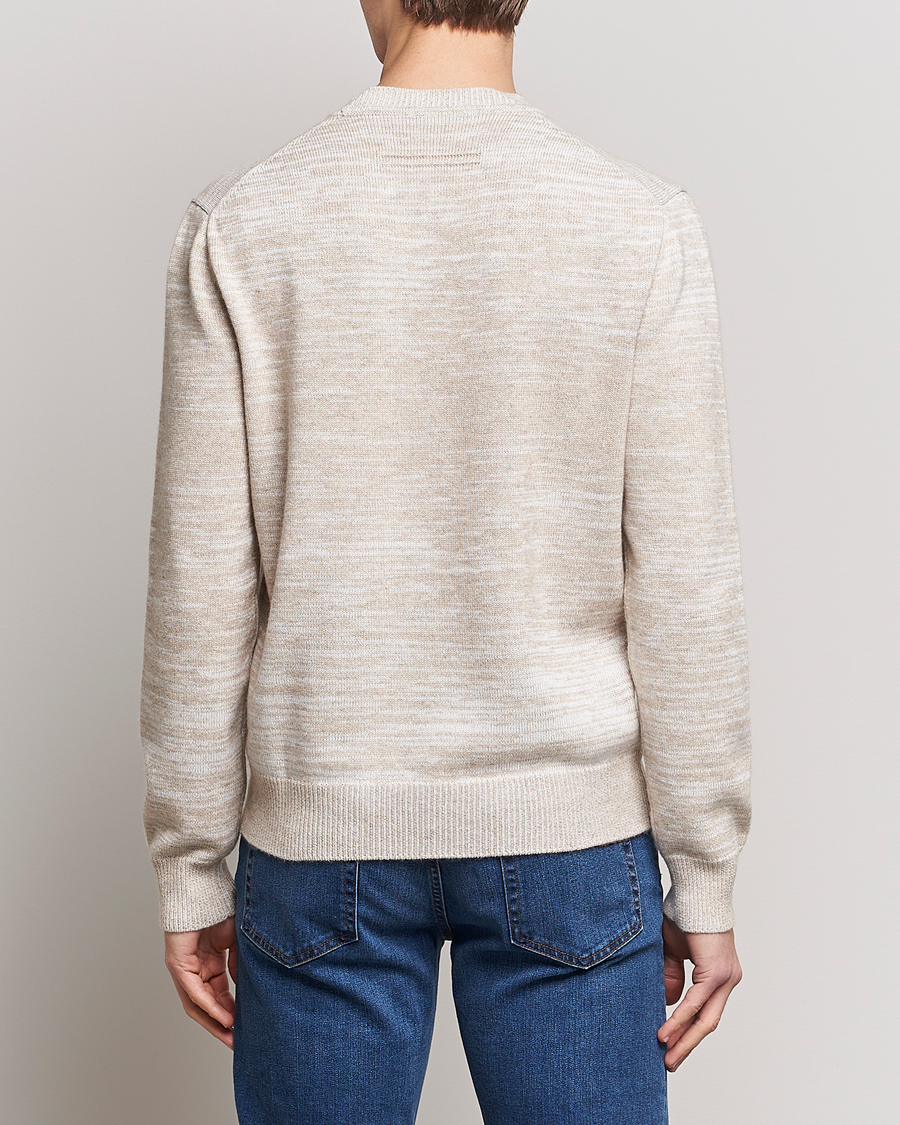 Hombres | Jerséis y prendas de punto | Zegna | Oasi Cashmere/Cotton Melange Sweater Beige