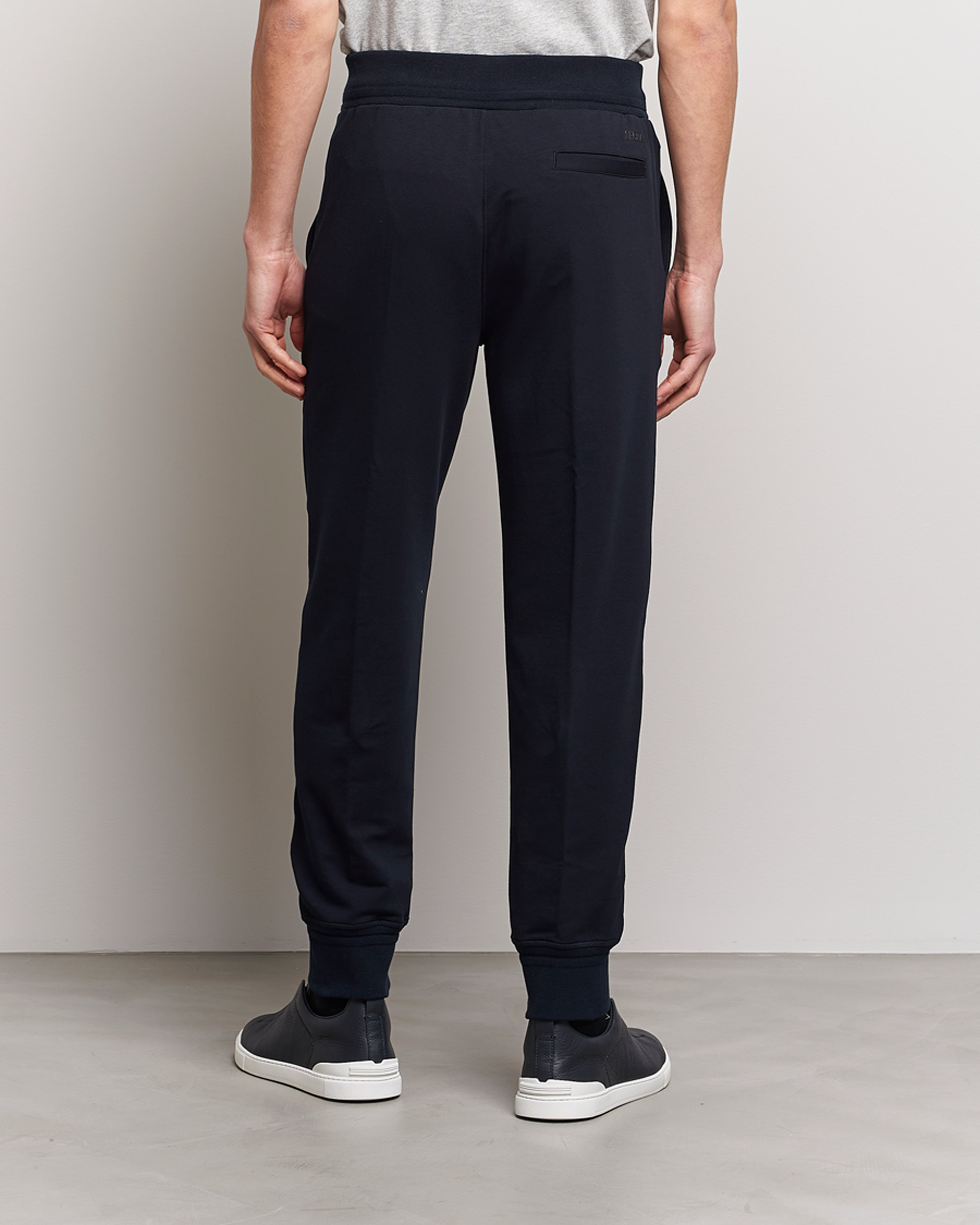 Hombres | Pantalones | Zegna | Cotton Stretch Joggers Navy