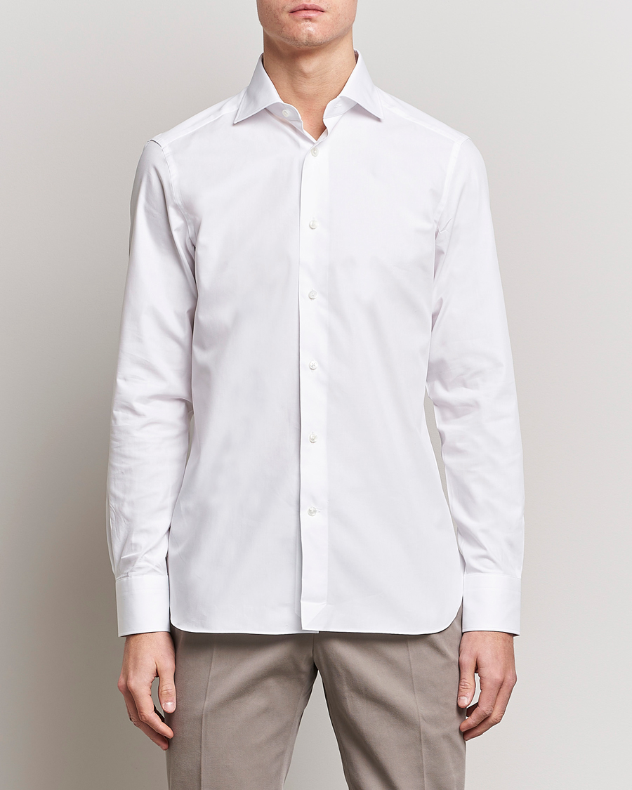 Hombres | Camisas | Zegna | Slim Fit Trofeo Dress Shirt White