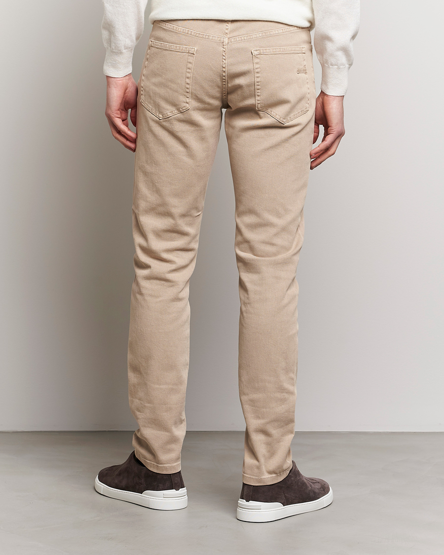 Hombres | Pantalones | Zegna | Slim Fit Dyed 5-Pocket Pants Brown