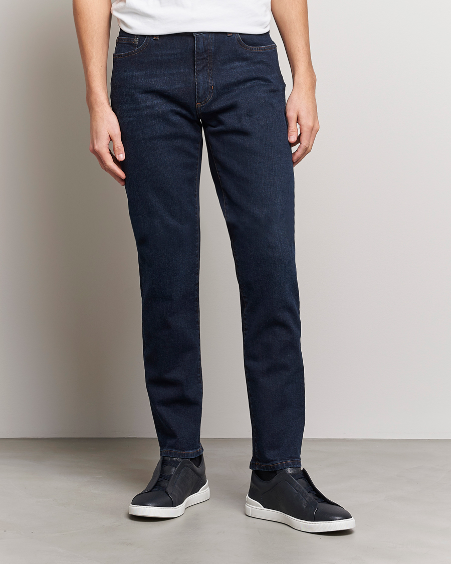 Hombres | Vaqueros | Zegna | 5-Pocket Denim Pants Dark Rinse