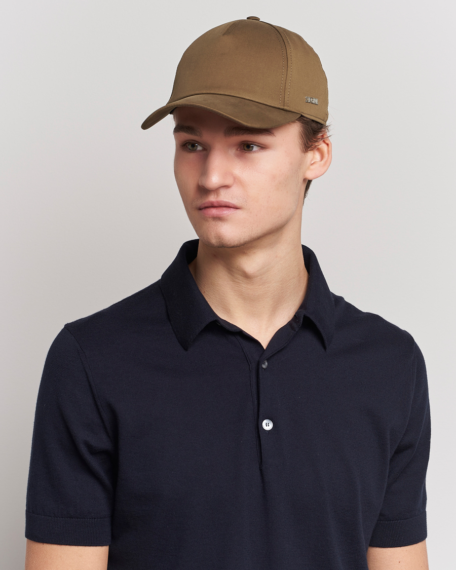 Hombres | Zegna Baseball Cap Olive | Zegna | Baseball Cap Olive