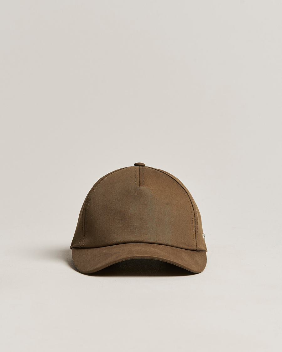 Hombres | Zegna Baseball Cap Olive | Zegna | Baseball Cap Olive