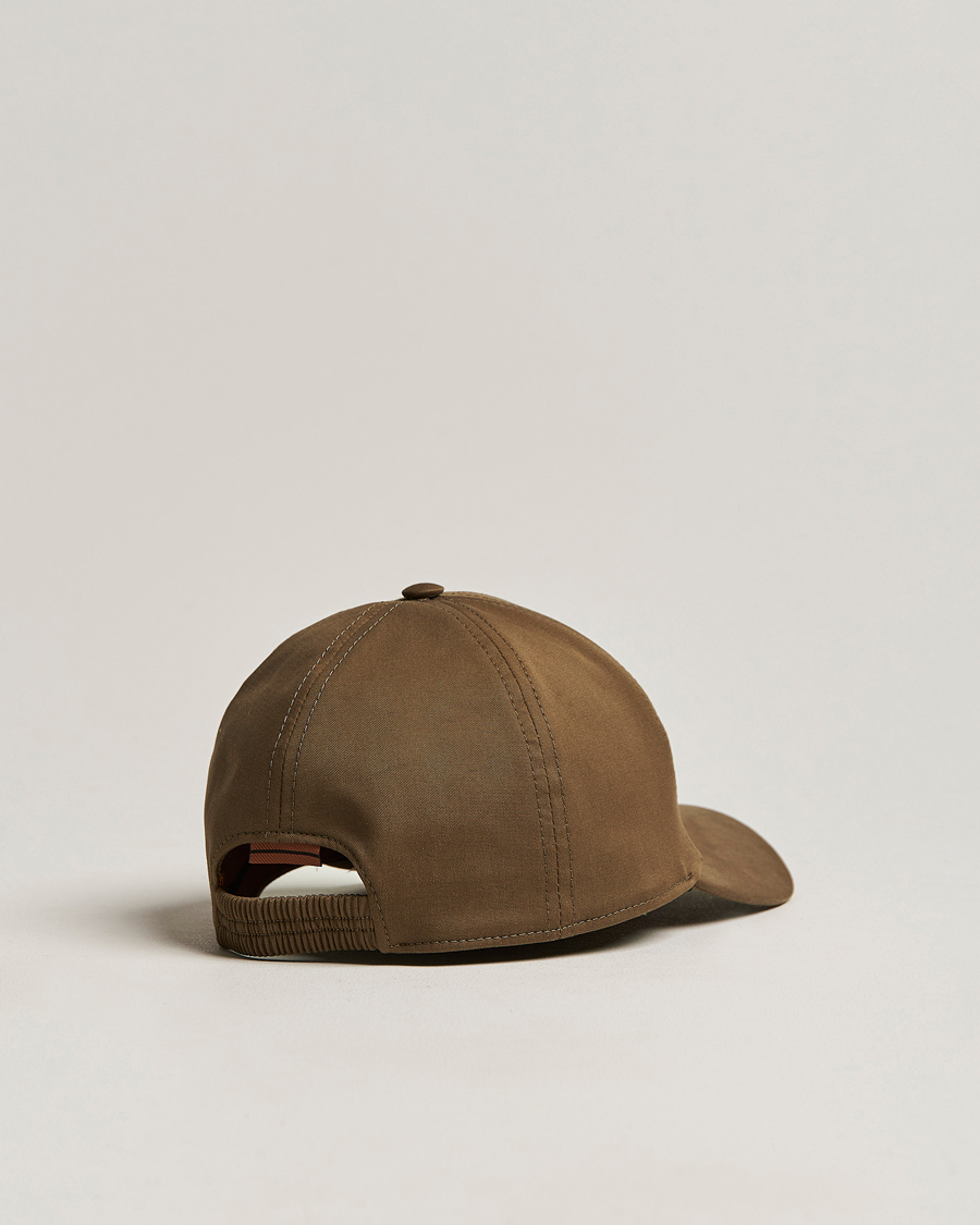 Hombres | Zegna Baseball Cap Olive | Zegna | Baseball Cap Olive