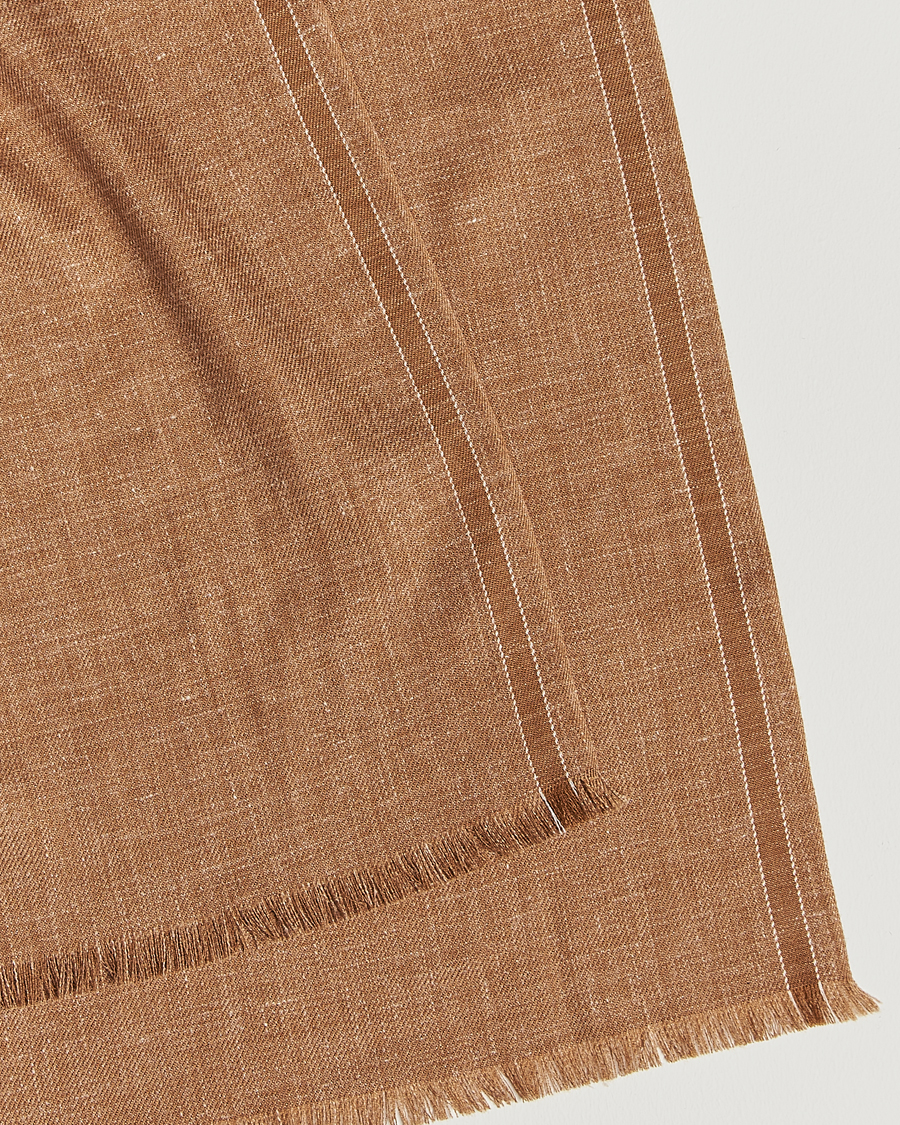 Hombres | Zegna Oasi Cashmere/Linen Scarf Beige | Zegna | Oasi Cashmere/Linen Scarf Beige