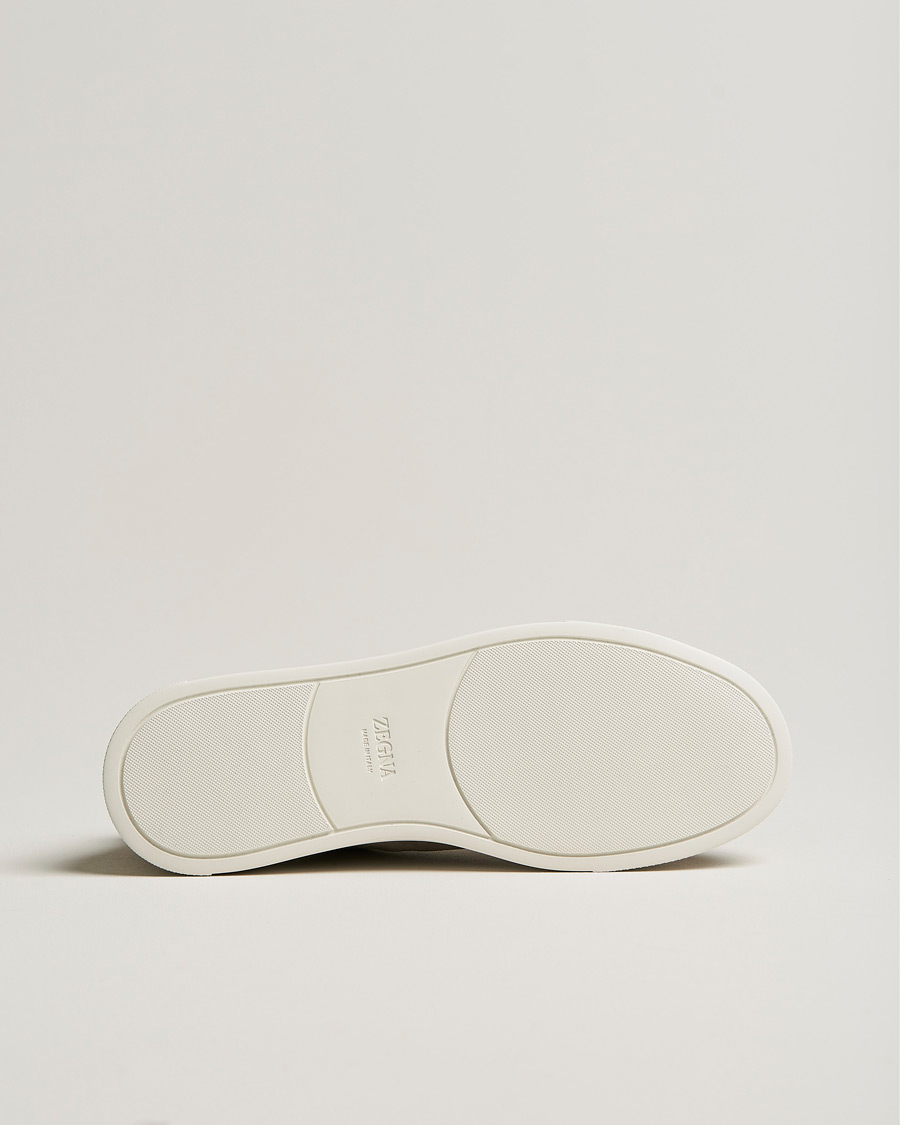 Hombres | Zegna Triple Stitch Sneakers Grey Suede | Zegna | Triple Stitch Sneakers Grey Suede