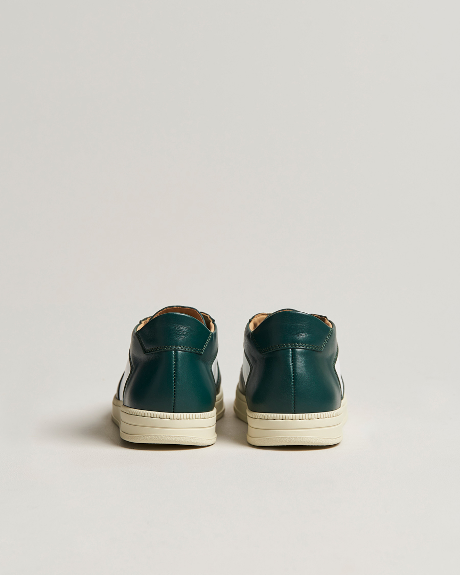 Hombres | C.QP Cingo Leather Sneaker White/Bottle Green | CQP | C.QP Cingo Leather Sneaker White/Bottle Green