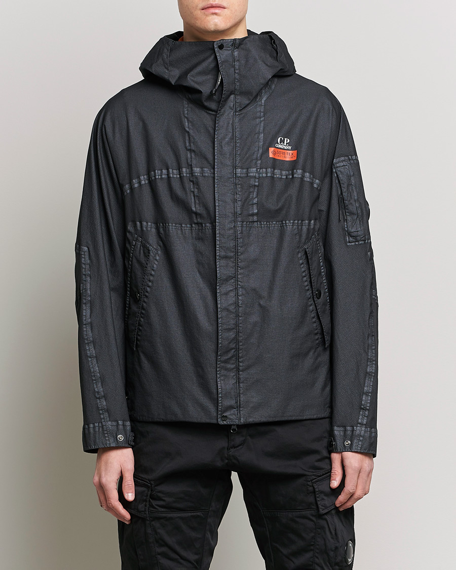 Hombres | Abrigos y chaquetas | C.P. Company | GORE-TEX Infinium Nylon Hood Jacket Black