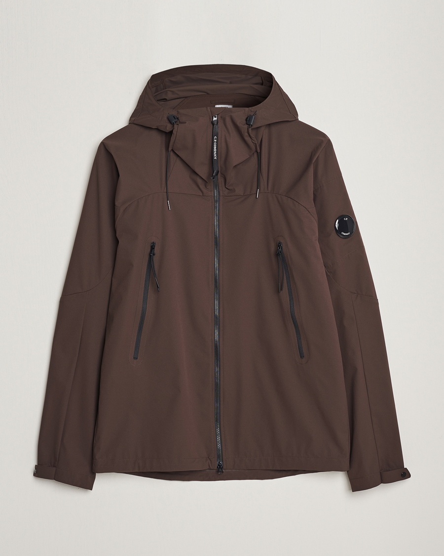 Hombres | Abrigos y chaquetas | C.P. Company | Pro-tek Hooded Lens Jacket Brown