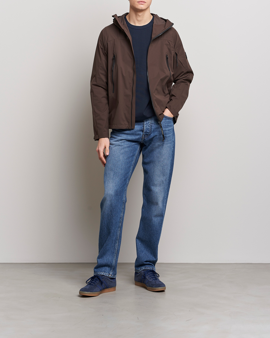 Hombres | Abrigos y chaquetas | C.P. Company | Pro-tek Hooded Lens Jacket Brown