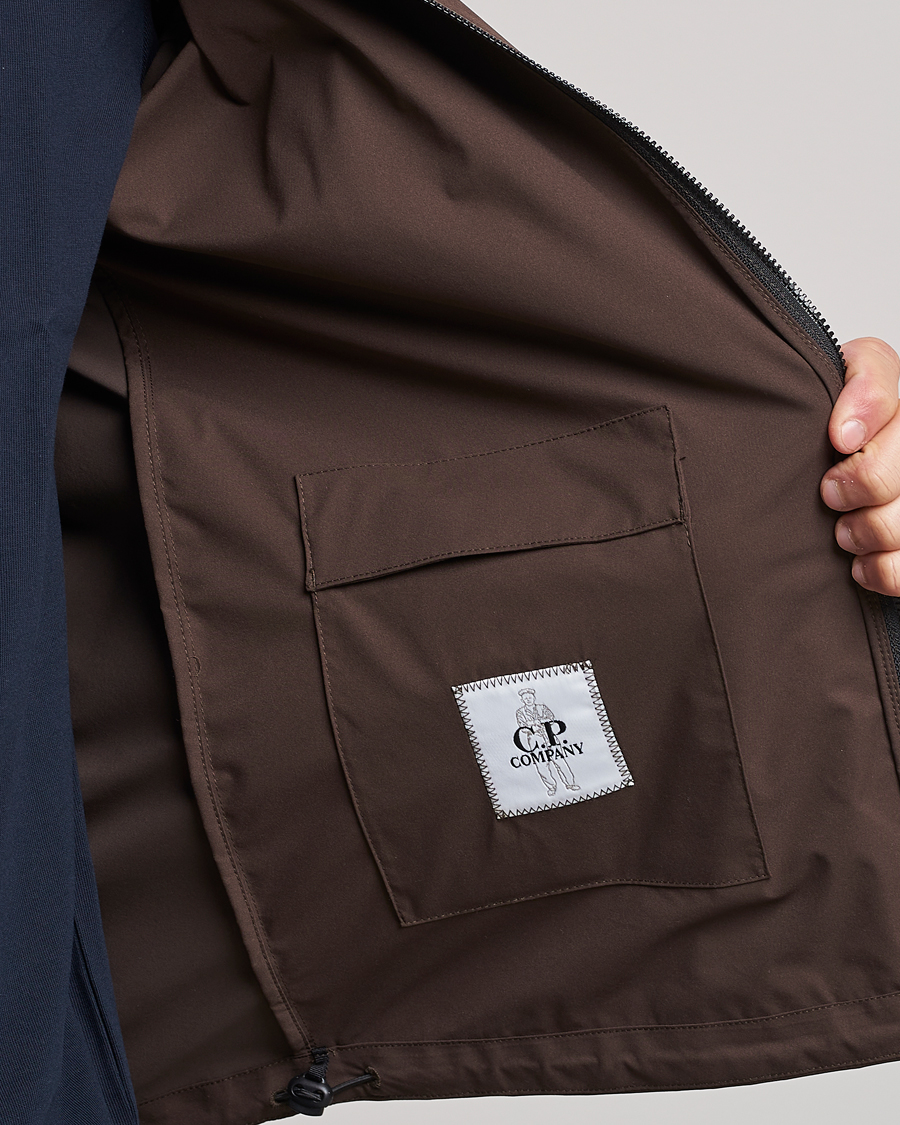 Hombres | Abrigos y chaquetas | C.P. Company | Pro-tek Hooded Lens Jacket Brown