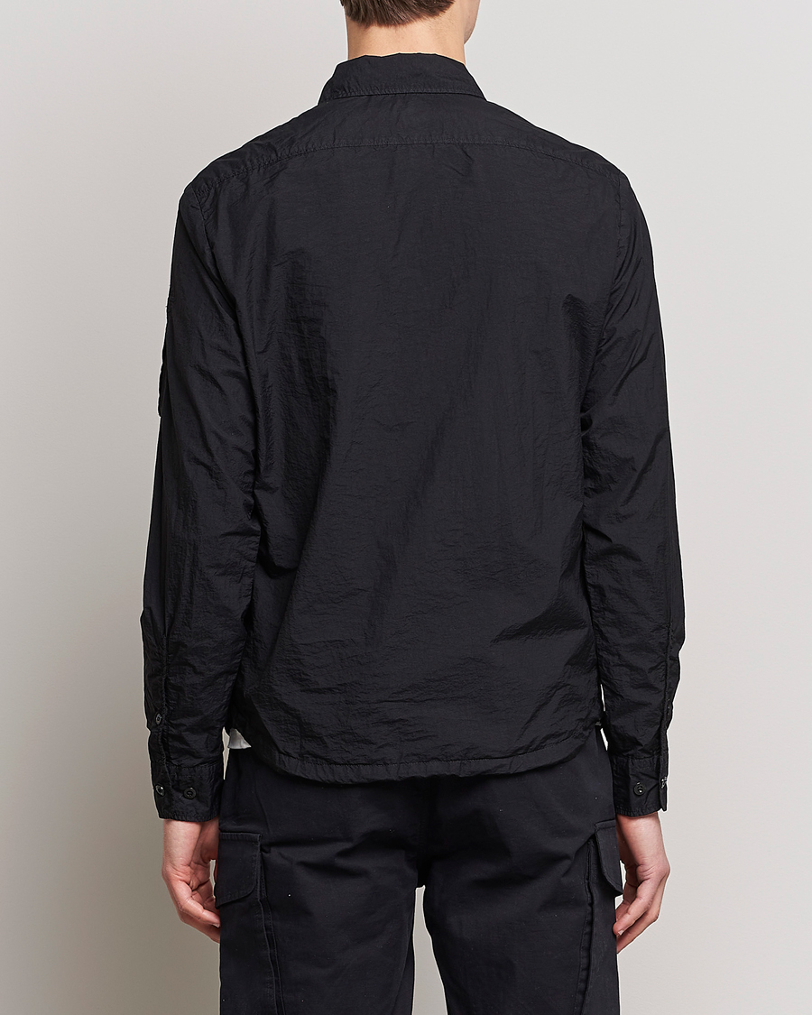Hombres | Camisas | C.P. Company | Taylon L Nylon Zip Shirt Jacket Black