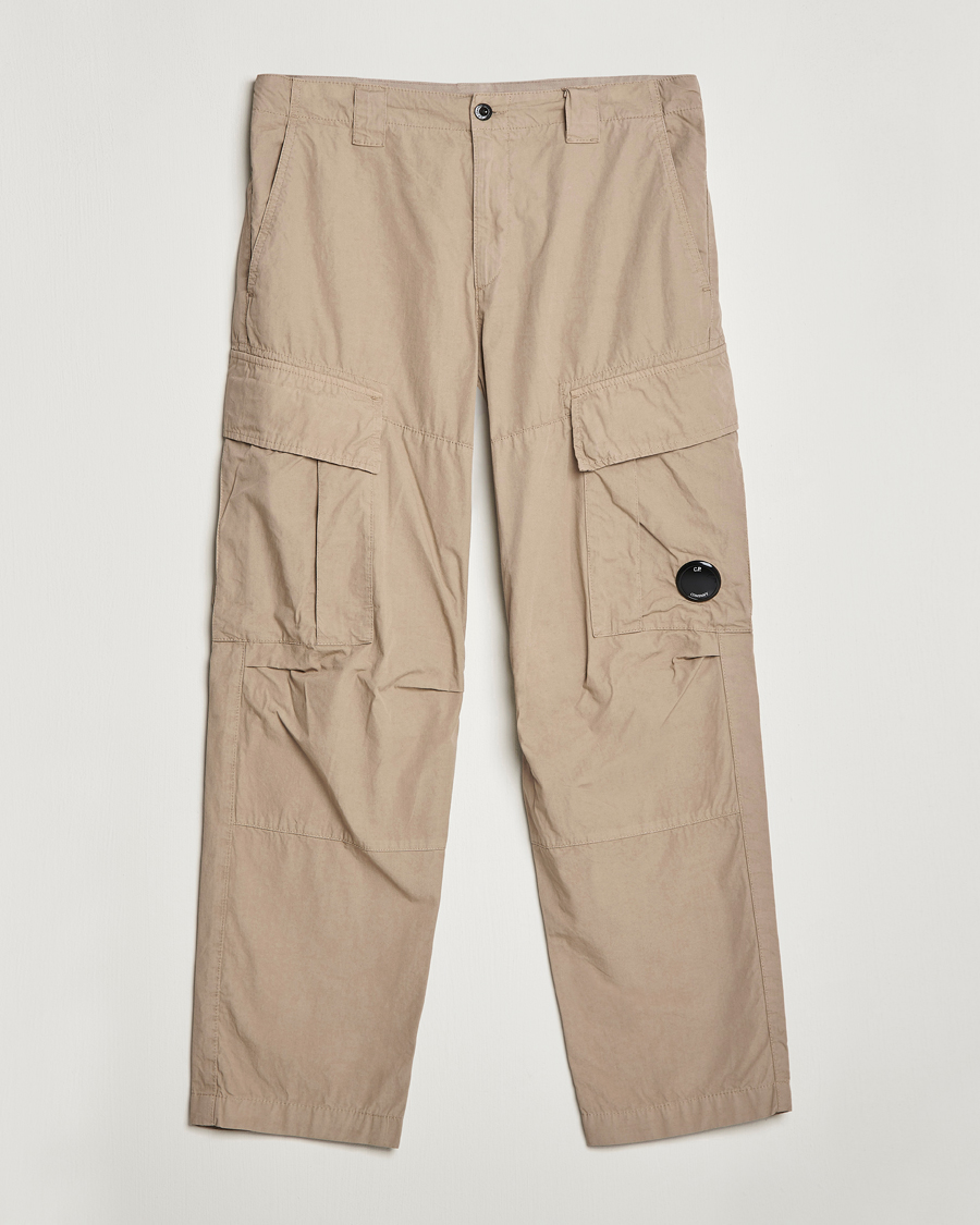 Hombres | Pantalones | C.P. Company | Microreps No Peach Loose Fit Cargo Pants Sand