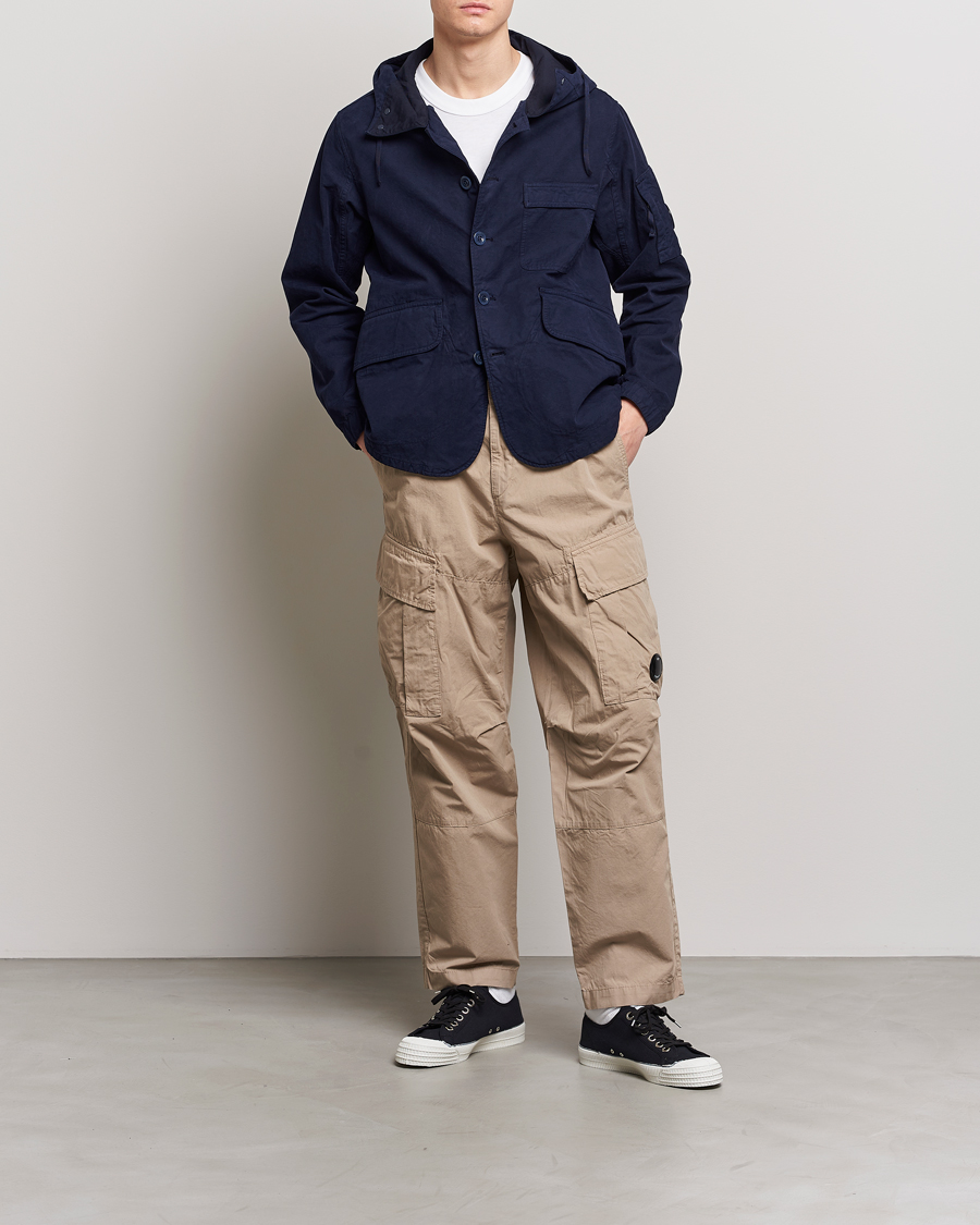 Hombres | Pantalones | C.P. Company | Microreps No Peach Loose Fit Cargo Pants Sand