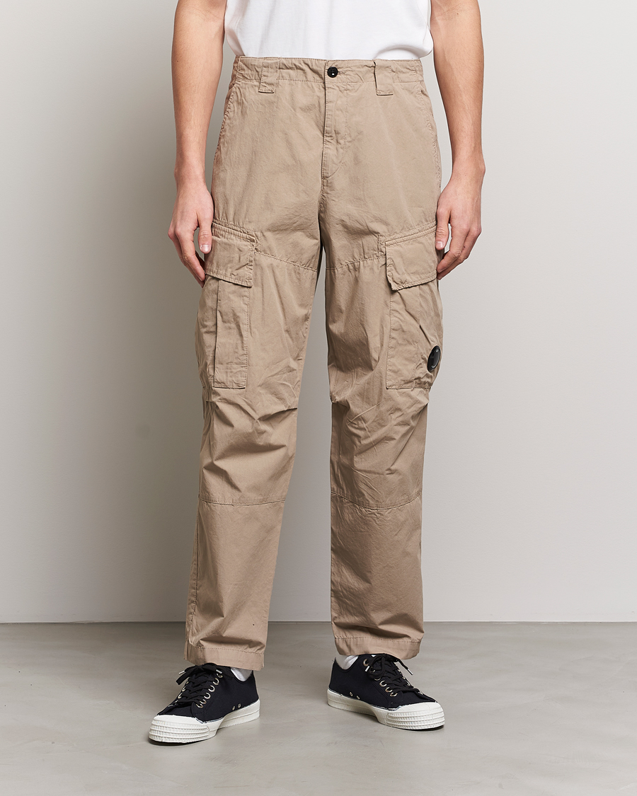 Hombres | Pantalones | C.P. Company | Microreps No Peach Loose Fit Cargo Pants Sand