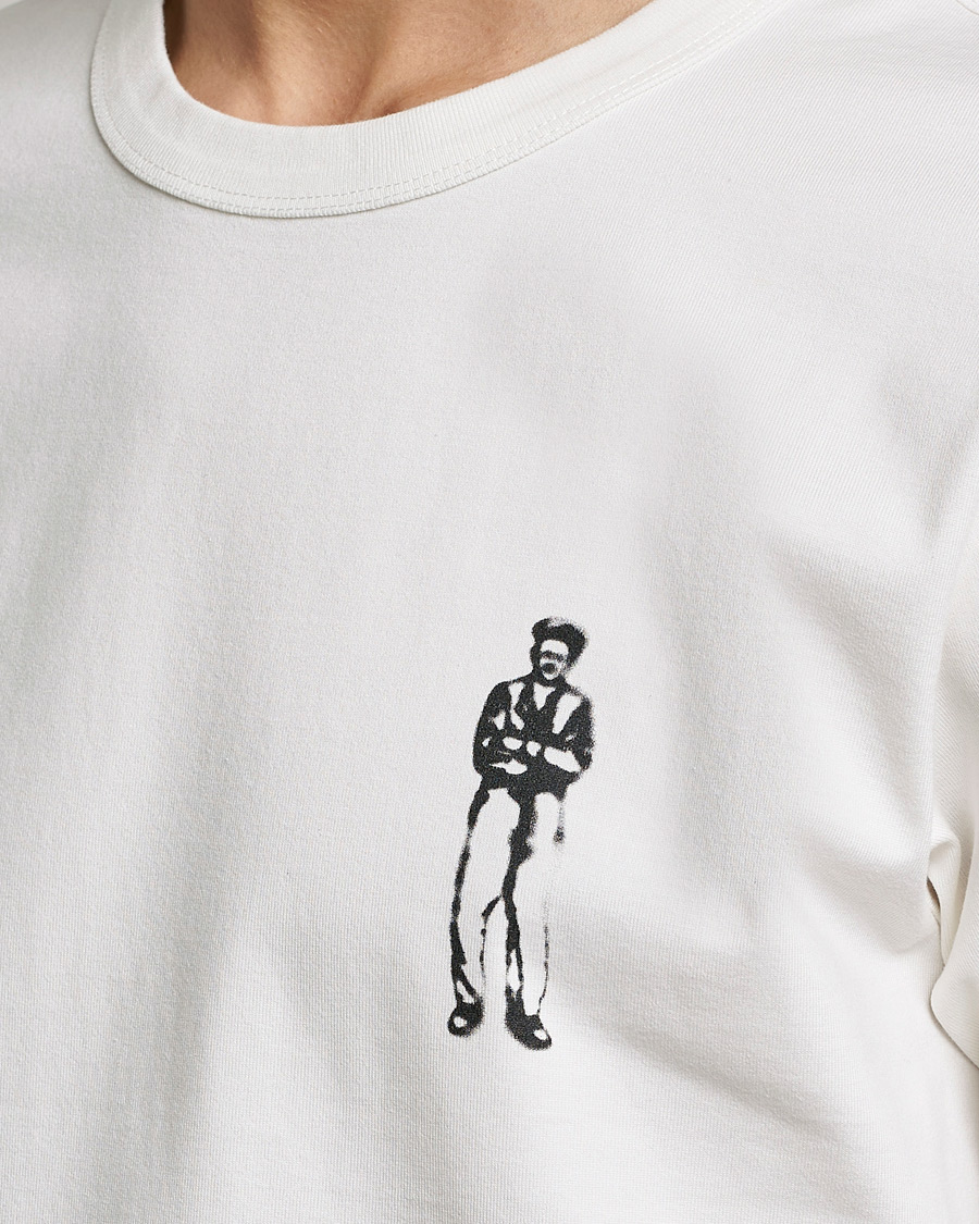Hombres | Camisetas | C.P. Company | Heavy Mercerized Cotton Printed Logo T-Shirt White