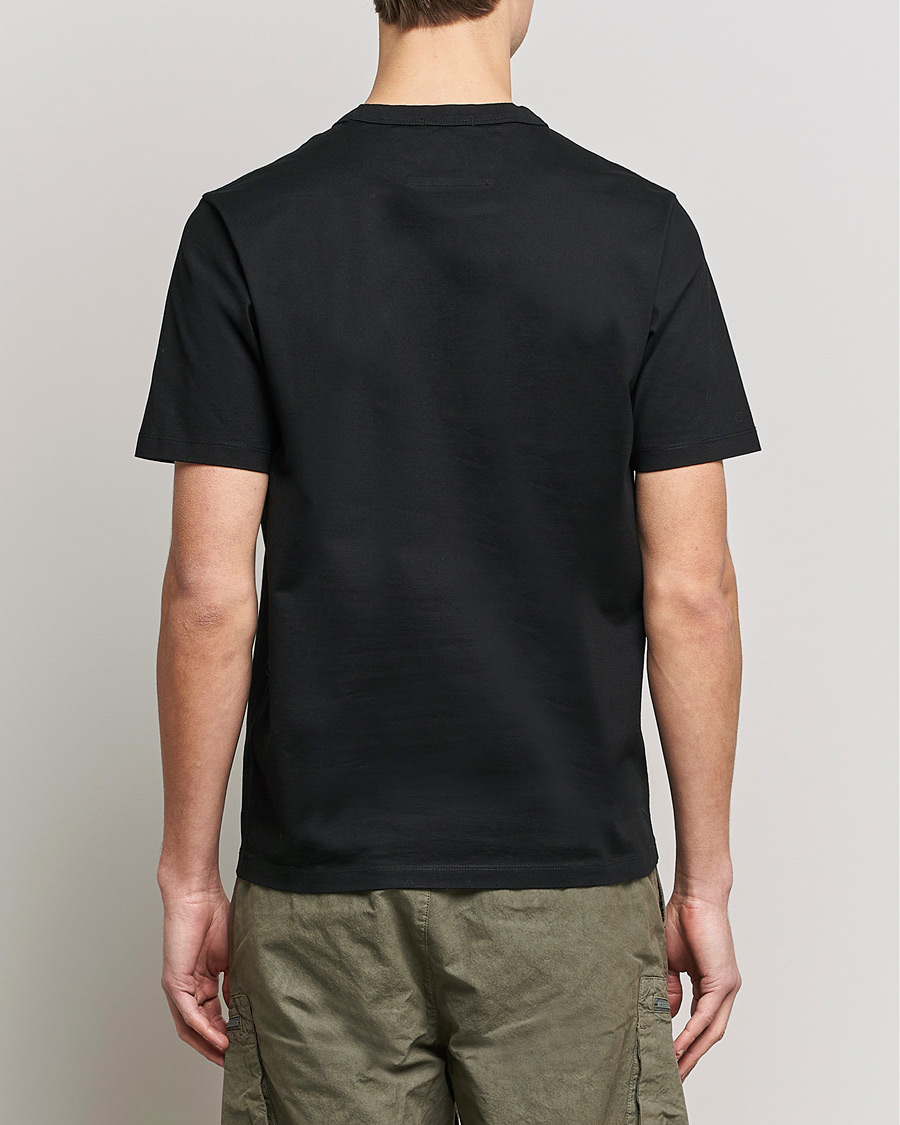 Hombres | Camisetas | C.P. Company | Heavy Mercerized Cotton Logo Tee Black