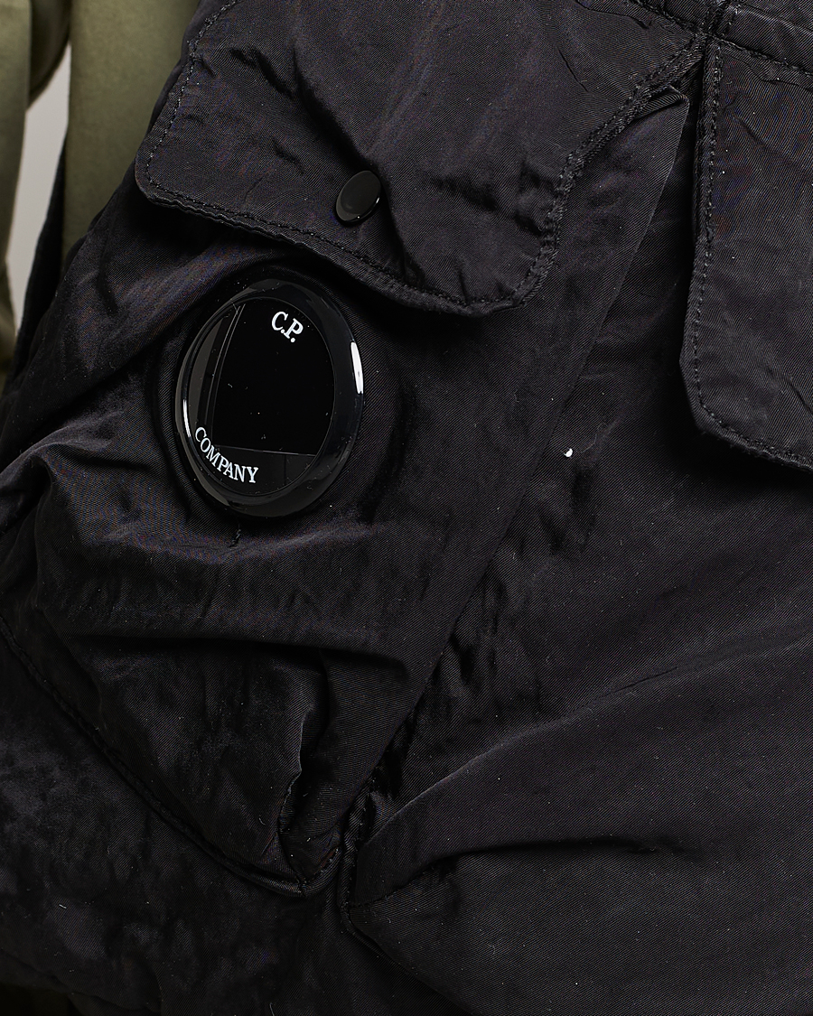 Hombres | C.P. Company Nylon B Shoulder Bag Black | C.P. Company | Nylon B Shoulder Bag Black