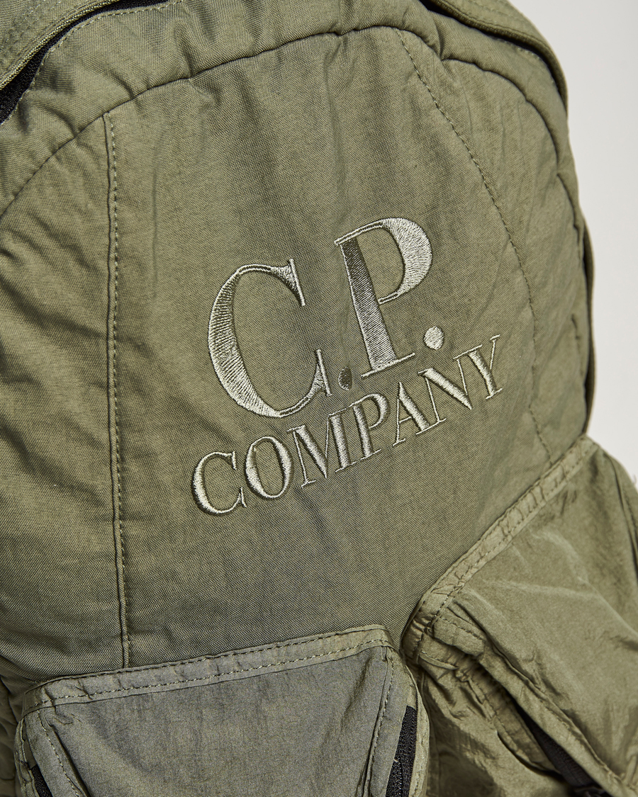 Hombres | C.P. Company Taylon P Nylon Backpack Olive | C.P. Company | Taylon P Nylon Backpack Olive