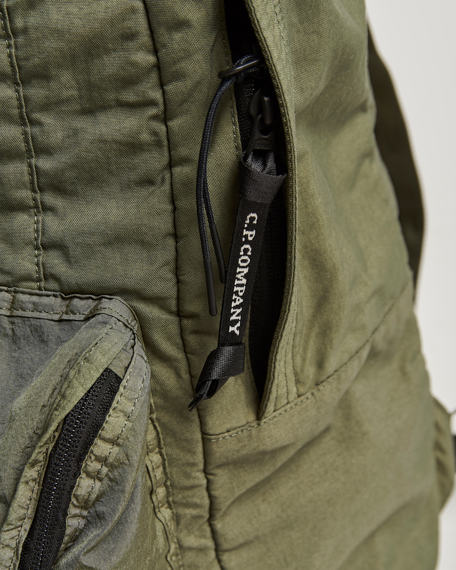 Hombres | C.P. Company Taylon P Nylon Backpack Olive | C.P. Company | Taylon P Nylon Backpack Olive
