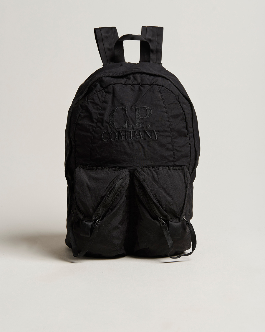 Hombres | C.P. Company Taylon P Nylon Backpack Black | C.P. Company | Taylon P Nylon Backpack Black