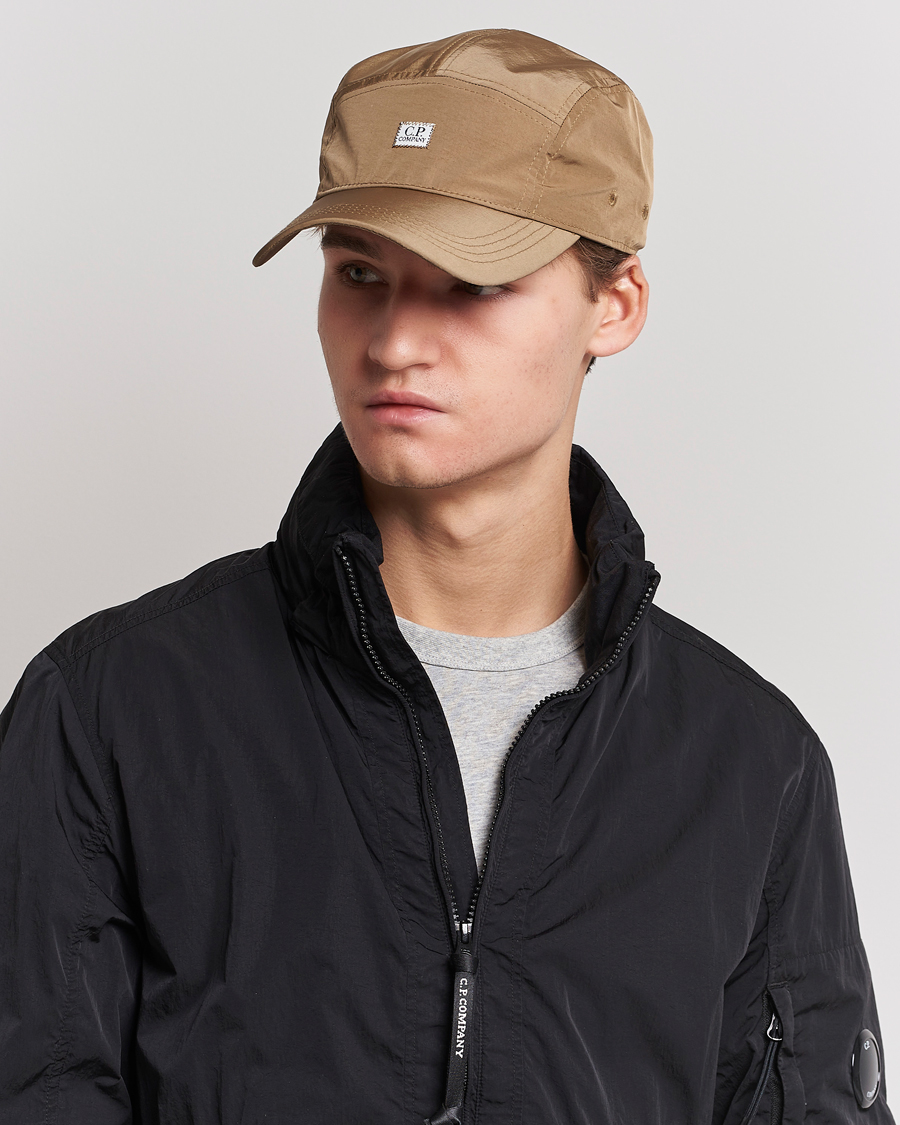 Hombres | C.P. Company Chrome - R Cap Khaki brown | C.P. Company | Chrome - R Cap Khaki brown