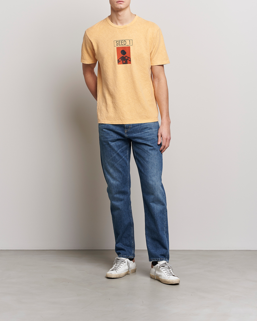 Hombres | Camisetas | C.P. Company | Seed Recycled Hemp T-Shirt Orange