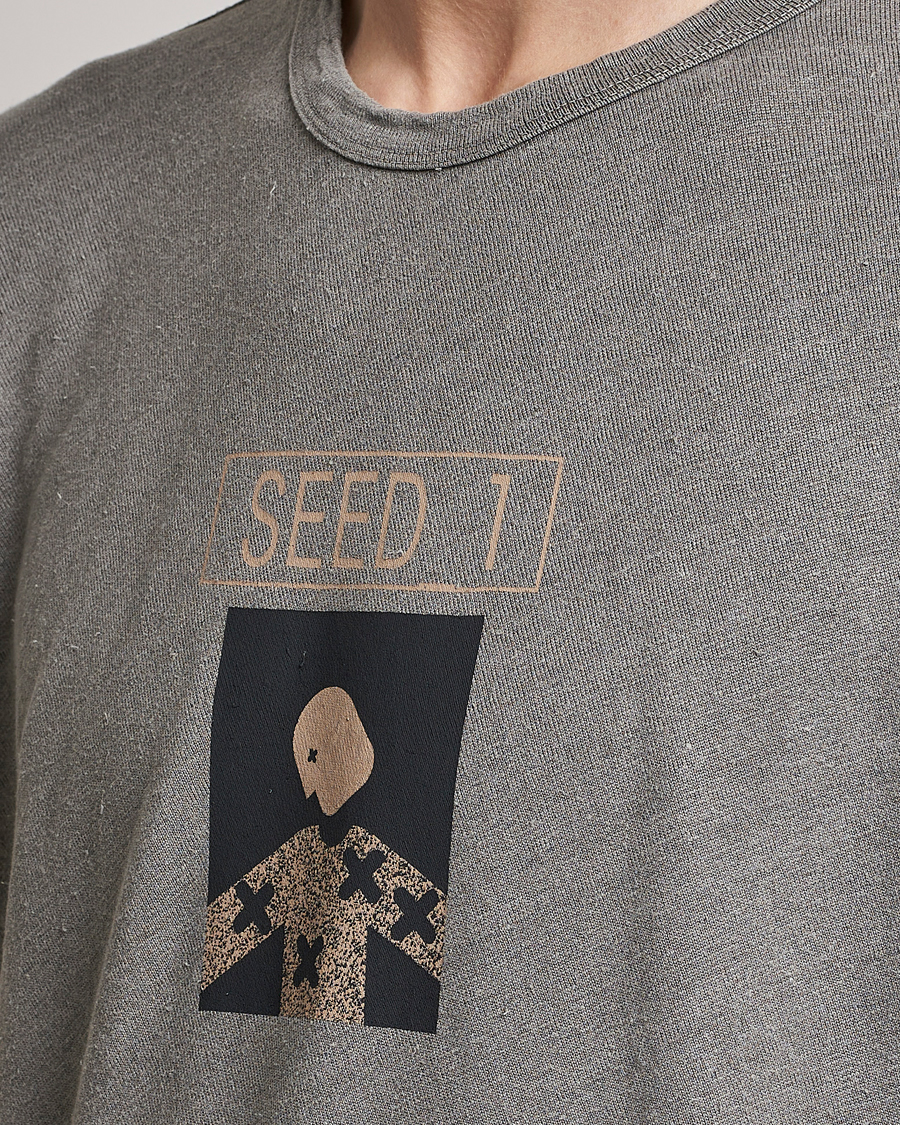 Hombres | Camisetas | C.P. Company | Seed Recycled Hemp T-Shirt Grey