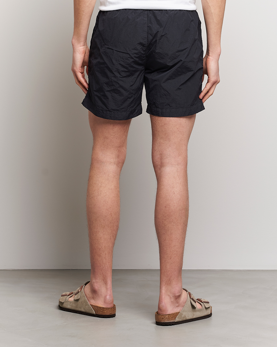Hombres | Bañadores | C.P. Company | Flatt Nylon Garment Dyed Swimshorts Black
