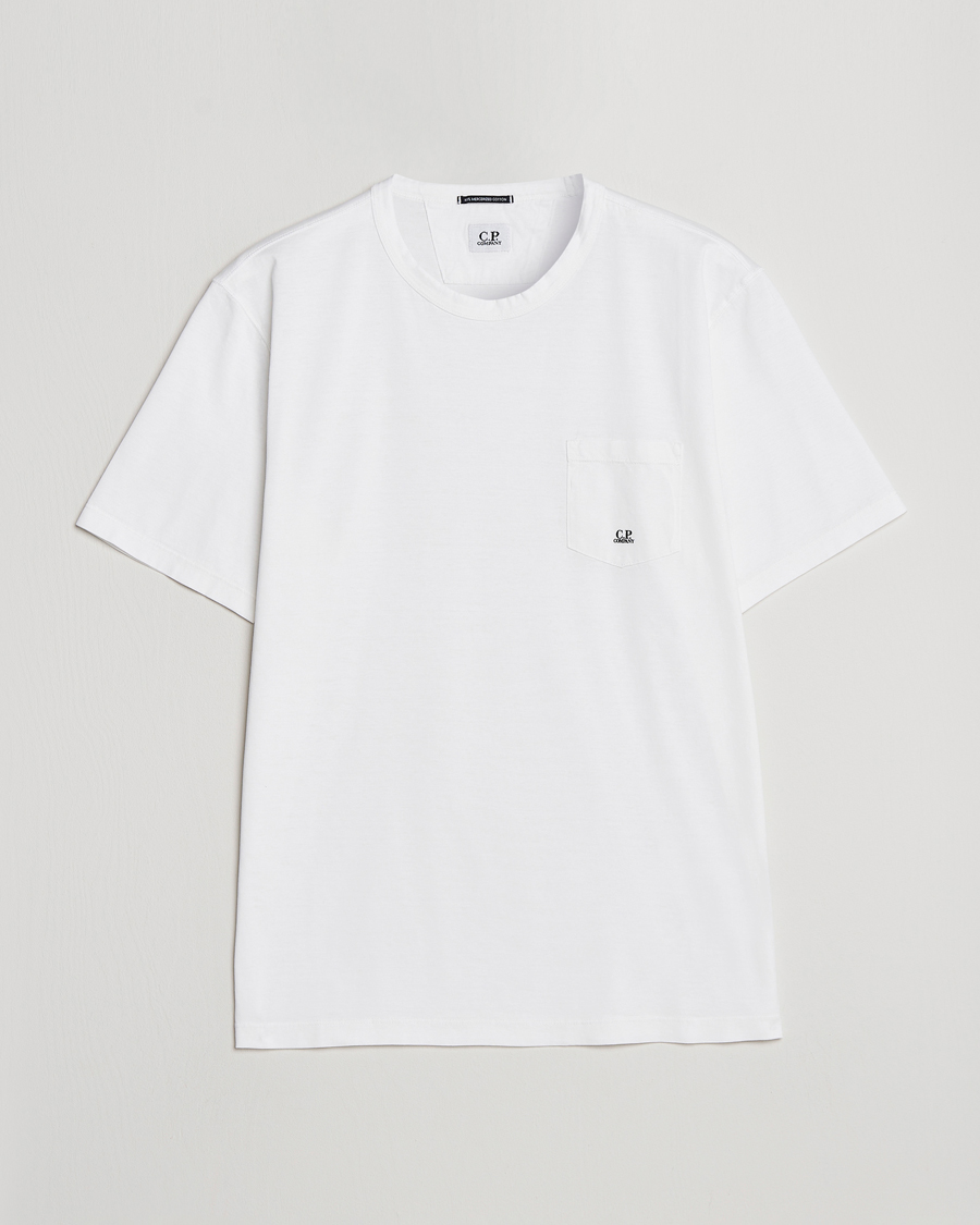 Hombres | Camisetas | C.P. Company | Mercerized Cotton Pocket T-Shirt White