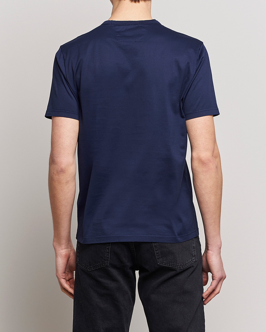 Hombres | Camisetas | C.P. Company | Mercerized Cotton Pocket T-Shirt Navy