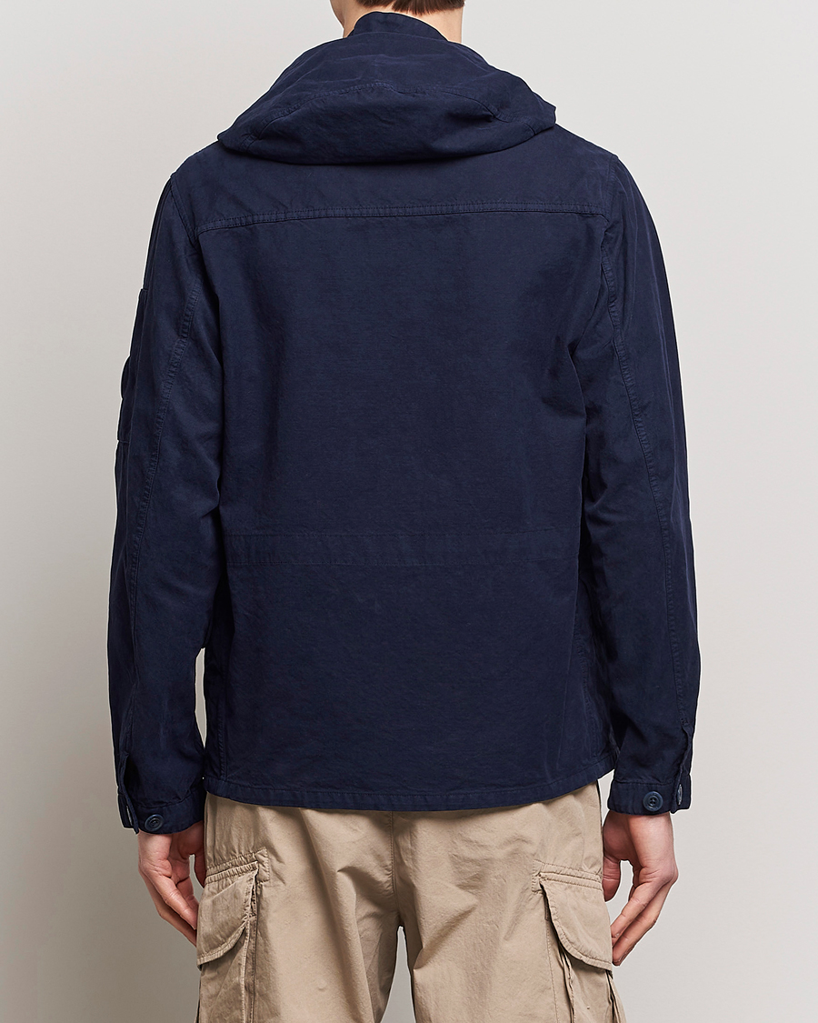 Hombres | Abrigos y chaquetas | C.P. Company | MAIS-B Canvas Weave Garment Dyed Jacket Navy