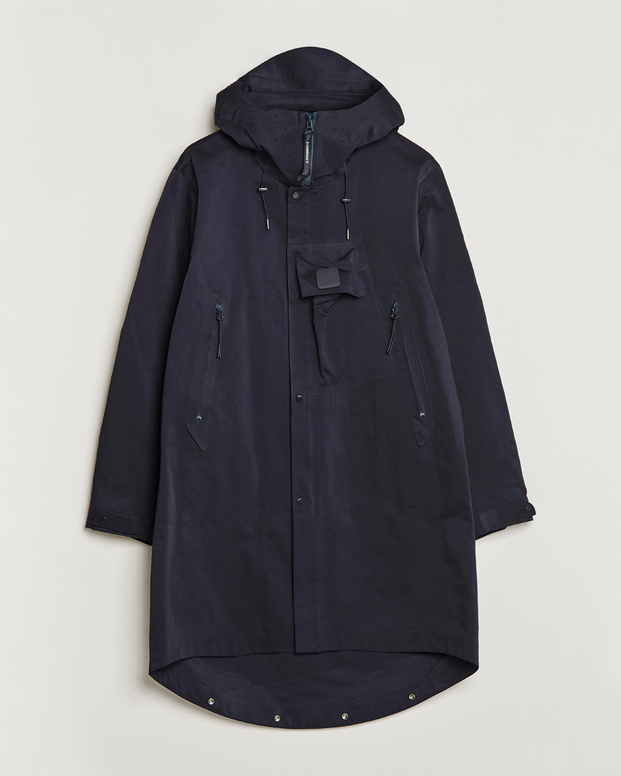 Hombres | Abrigos y chaquetas | C.P. Company | Metropolis A.A.C. Water resistant Long Jacket Navy