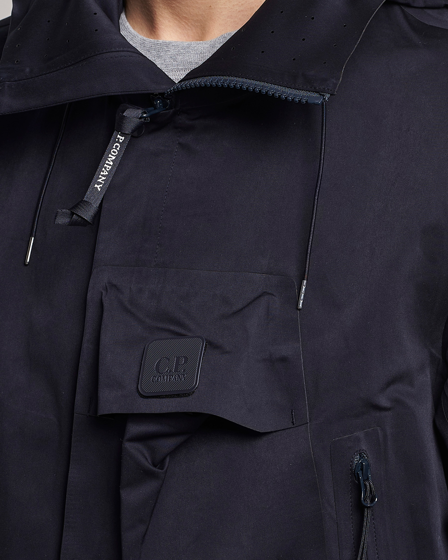 Hombres | Abrigos y chaquetas | C.P. Company | Metropolis A.A.C. Water resistant Long Jacket Navy