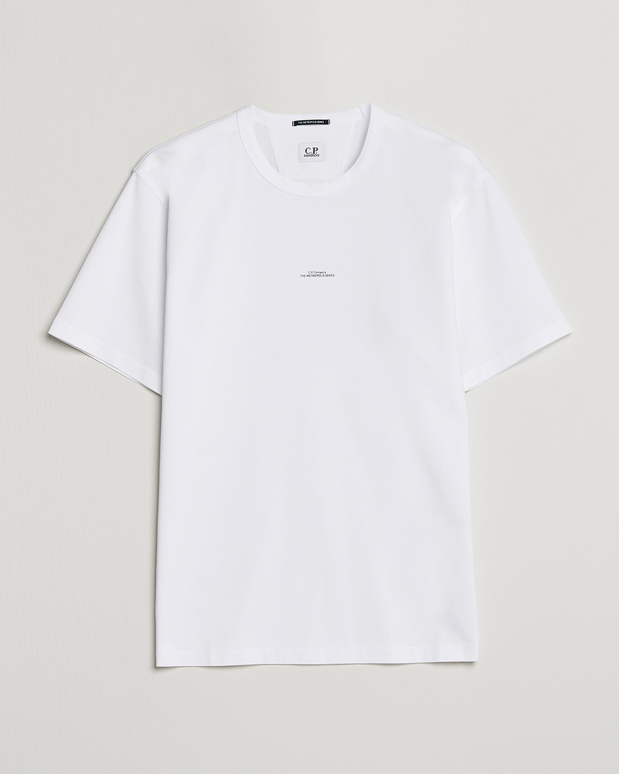 Hombres | Camisetas | C.P. Company | Metropolis Mercerized Jersey T-Shirt White