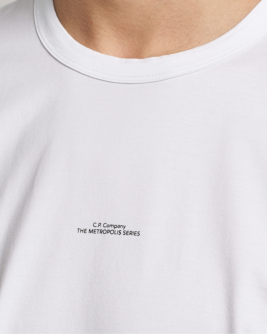 Hombres | Camisetas | C.P. Company | Metropolis Mercerized Jersey T-Shirt White