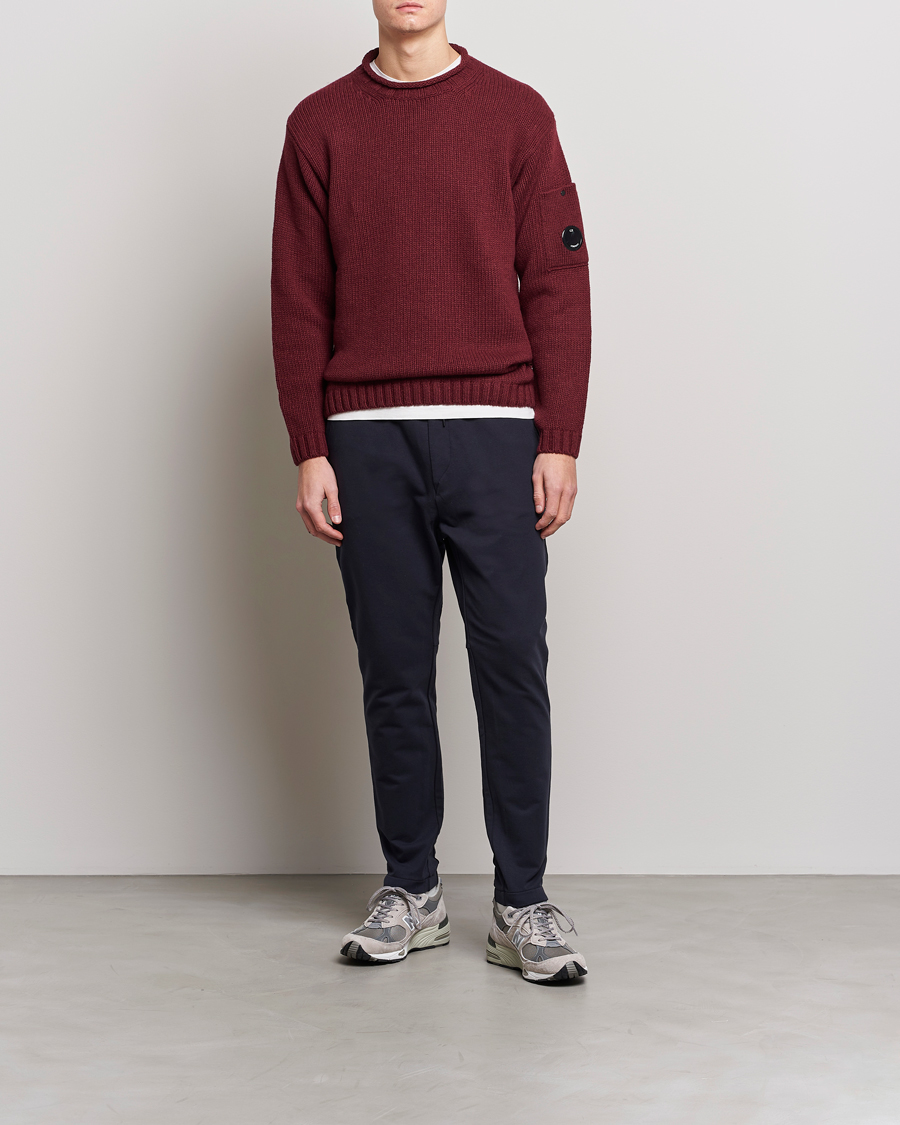 Hombres | Pantalones | C.P. Company | Metropolis Stretch Fleece Sweat Pants Navy