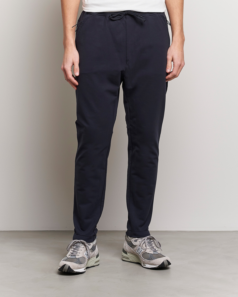 Hombres | Pantalones | C.P. Company | Metropolis Stretch Fleece Sweat Pants Navy