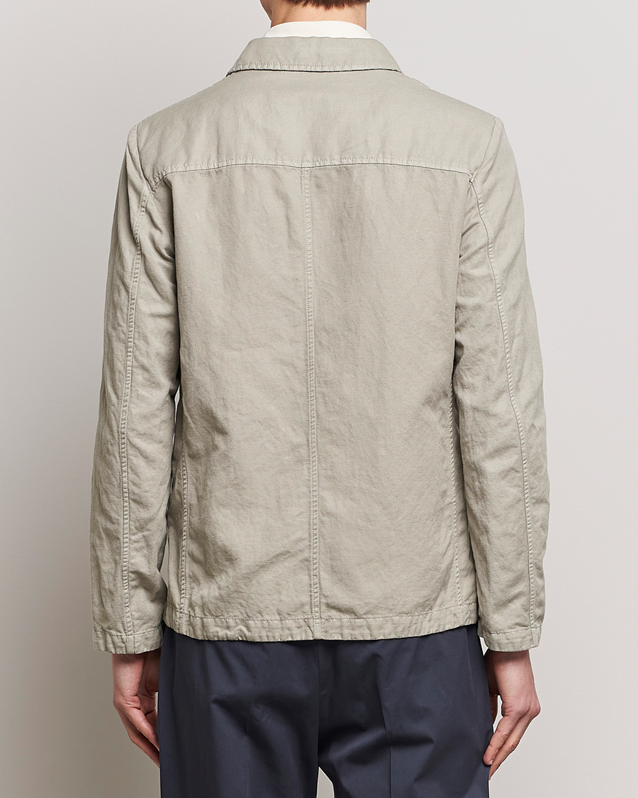Hombres | Abrigos y chaquetas | Aspesi | Tadao Cotton/Linen Shirt Jacket Khaki