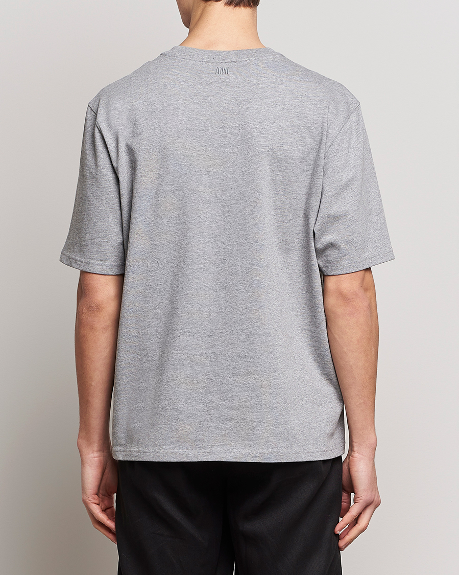 Hombres | Camisetas | AMI | Big Heart Short Sleeve T-Shirt Heather Grey