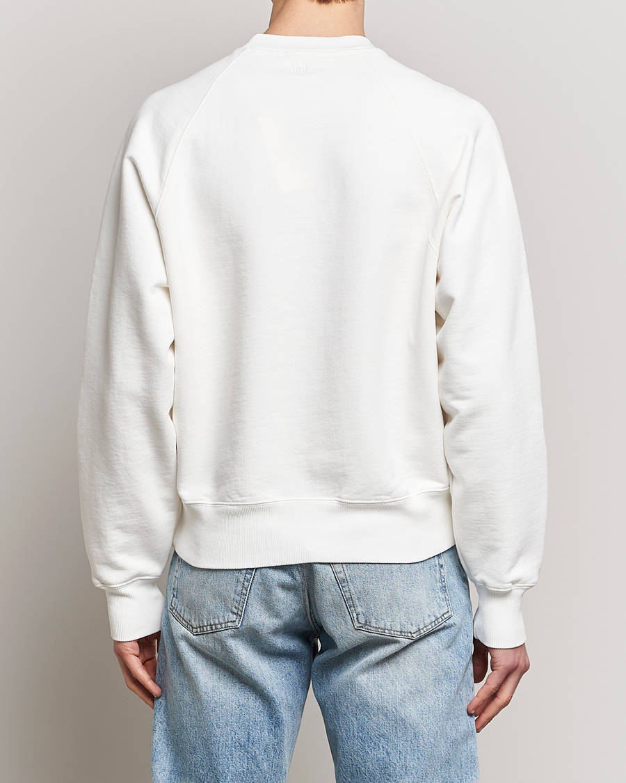 Hombres | Jerséis y prendas de punto | AMI | Big Heart Sweatshirt Natural White