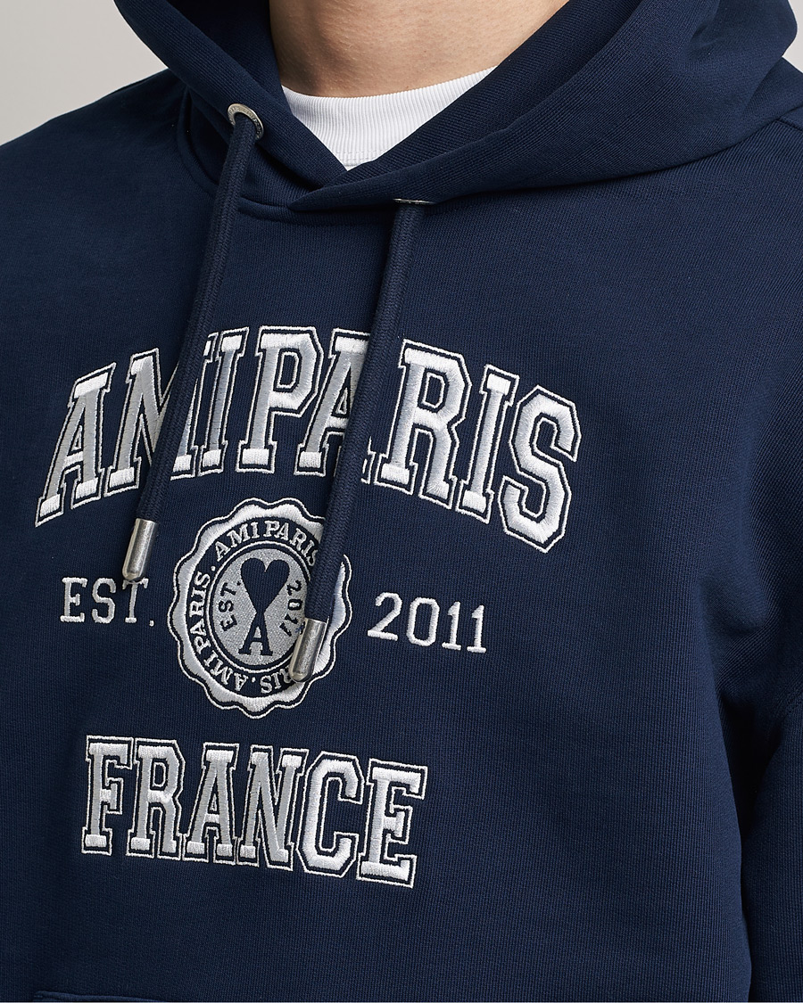 Hombres | Jerséis y prendas de punto | AMI | Paris College Hoodie Navy