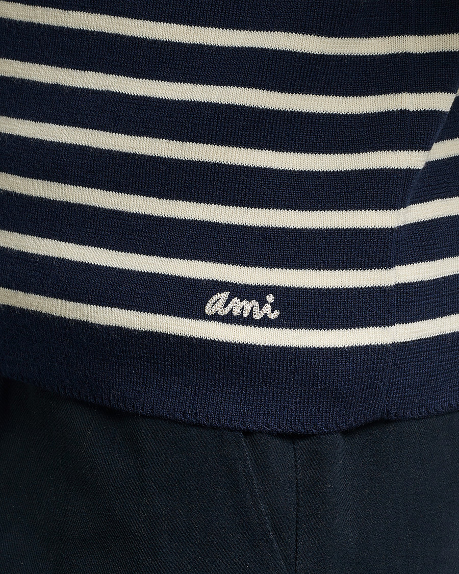 Hombres | Jerséis y prendas de punto | AMI | Sailor Sweater Navy/White