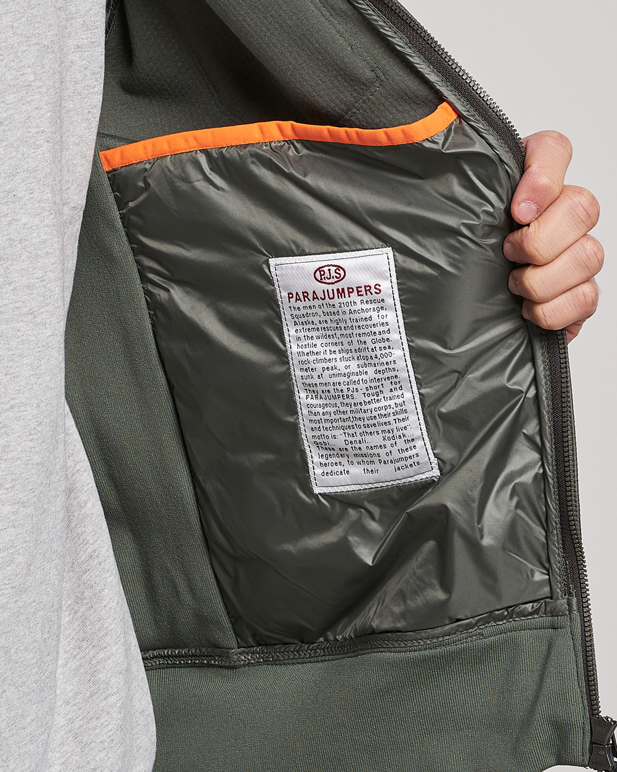 Hombres | Abrigos y chaquetas | Parajumpers | London Hybrid Cool Down Jacket Thyme