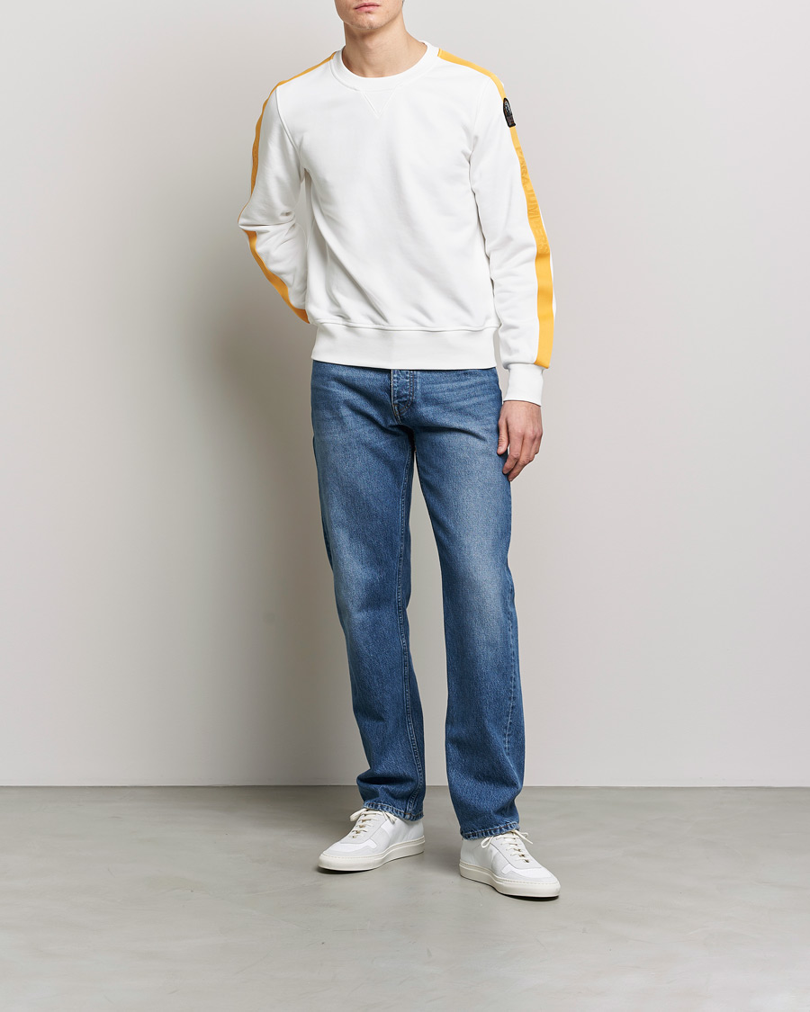 Hombres | Jerséis y prendas de punto | Parajumpers | Armstong Crew Neck Sweatshirt Off White