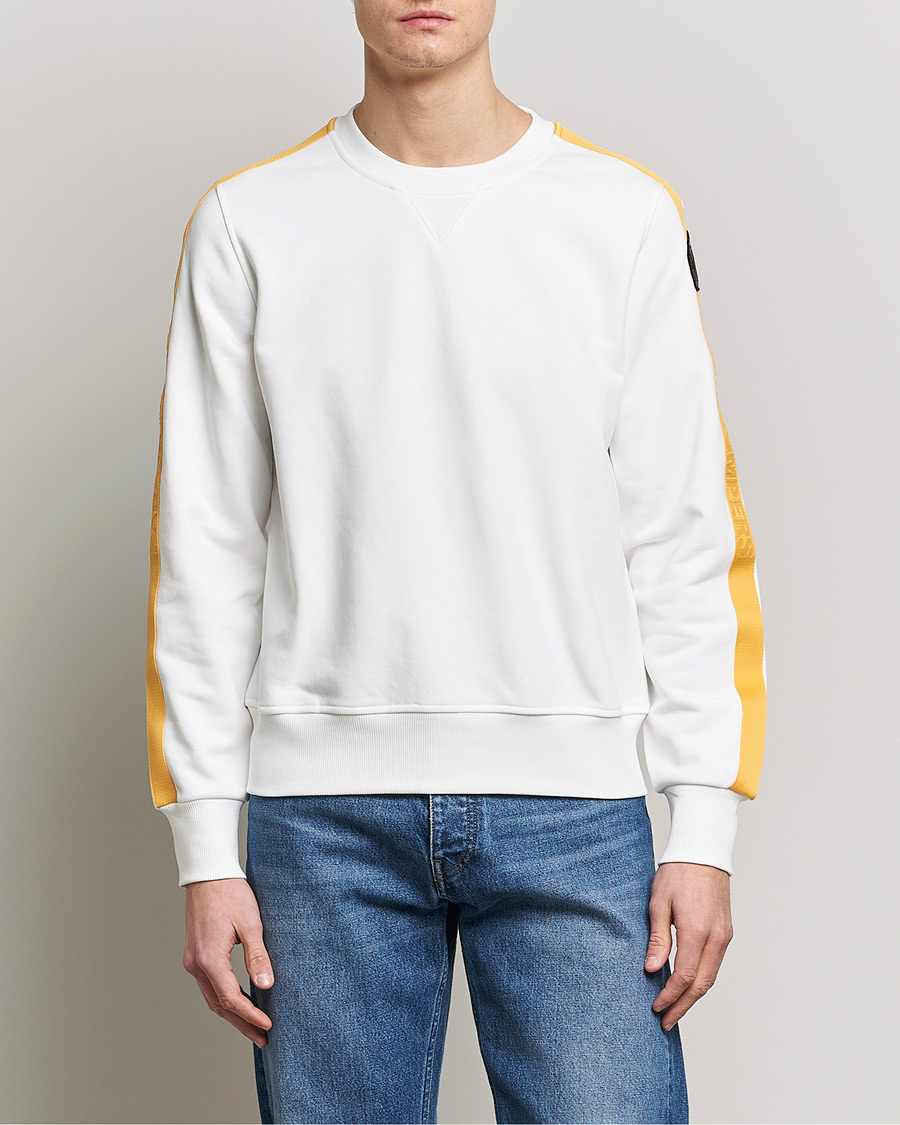 Hombres | Jerséis y prendas de punto | Parajumpers | Armstong Crew Neck Sweatshirt Off White